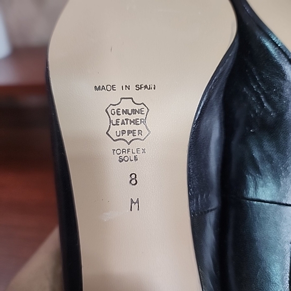 The Touch of Nina 80s Elephant Heel Pumps Sz 8 - Picture 4 of 9